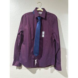 Nick Graham button down with tie size 14.5-15/34-35 NWT